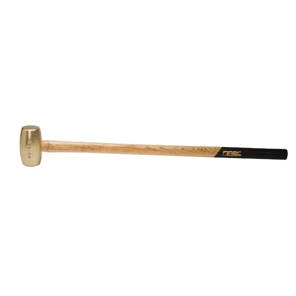 8 lb. Brass Hammer with 32" Wood Handle